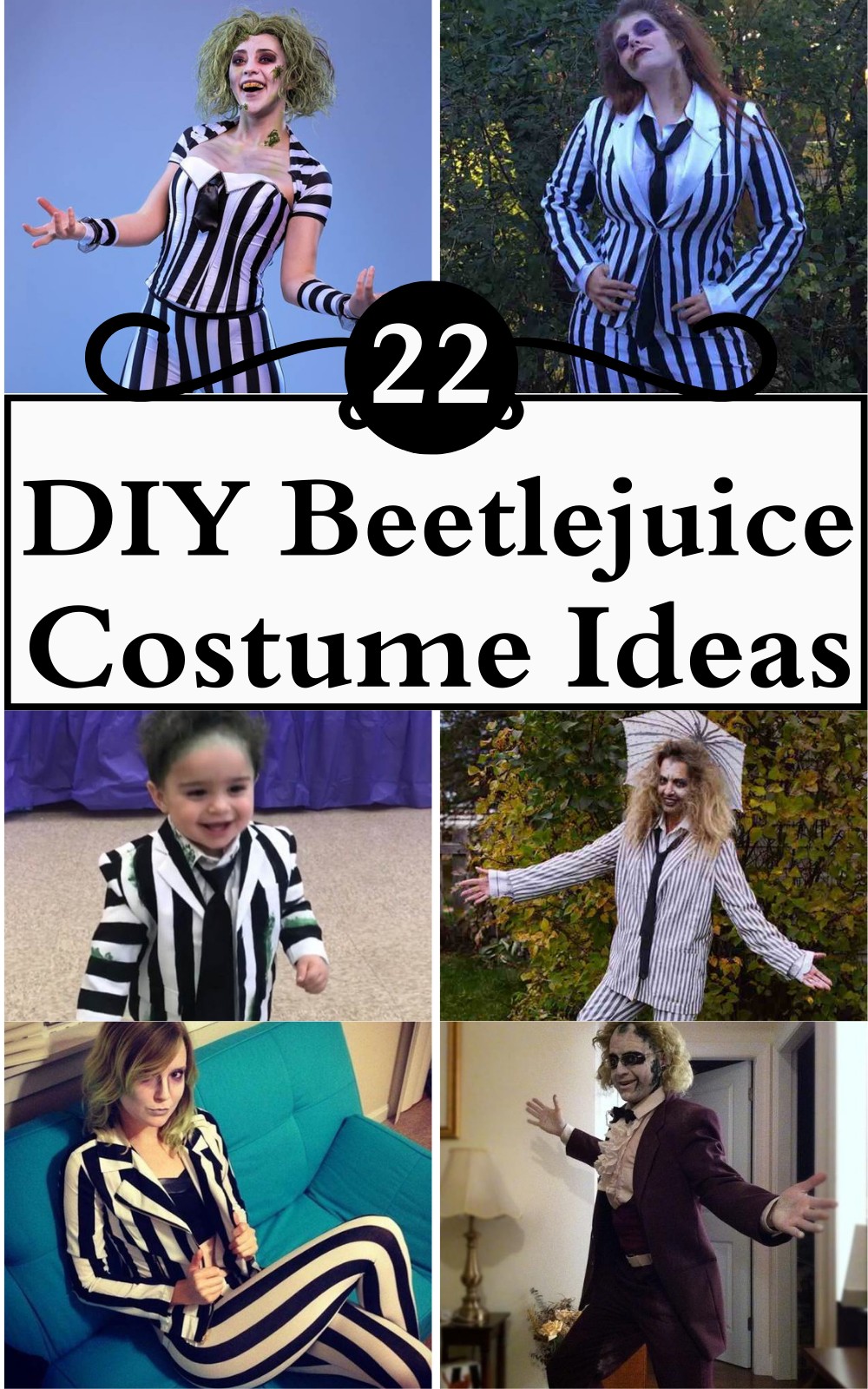 22 DIY Beetlejuice Costume Ideas