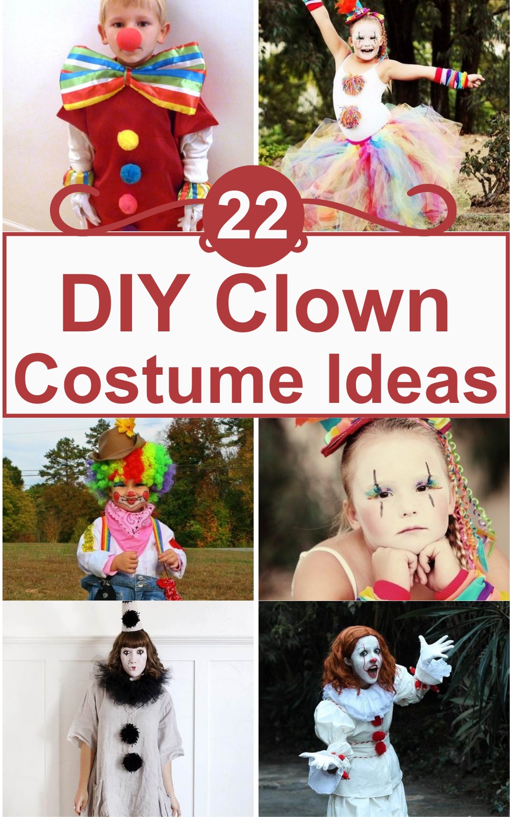 22 DIY Clown Costume Ideas