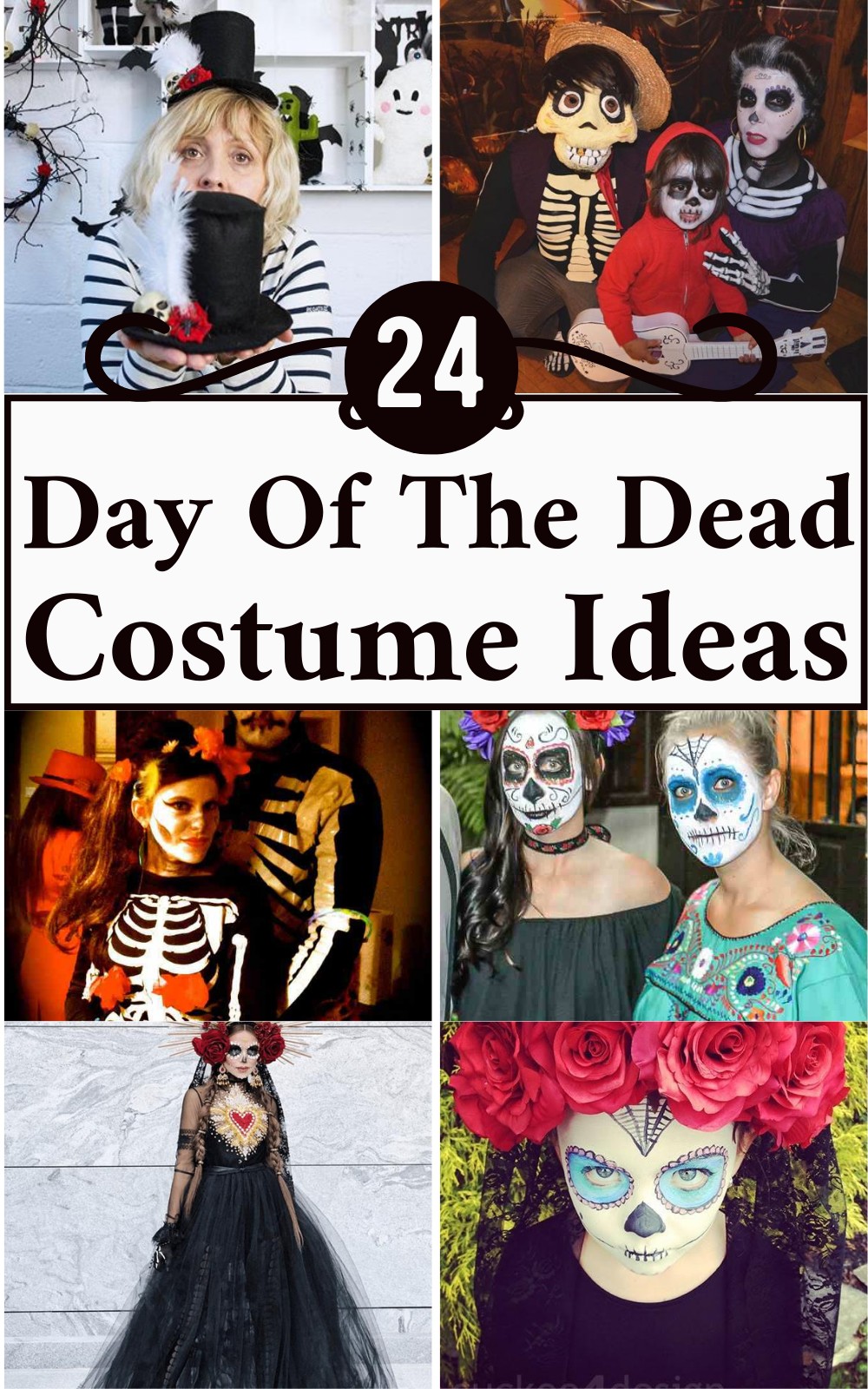 24 DIY Day Of The Dead Costume Ideas