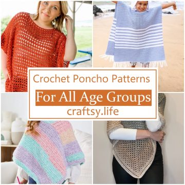 25 Free Crochet Poncho Patterns For All Age Groups