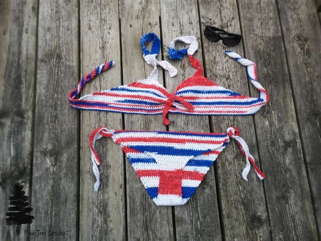 American Striped Bikni