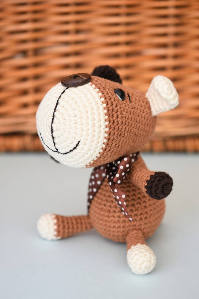 Amigurumi sock puppy