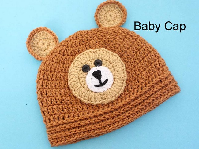 Applique Bear Hat