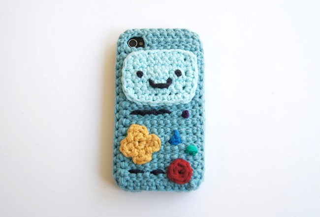 BMO (Adventure Time) iPhone Case Crocheted Parts