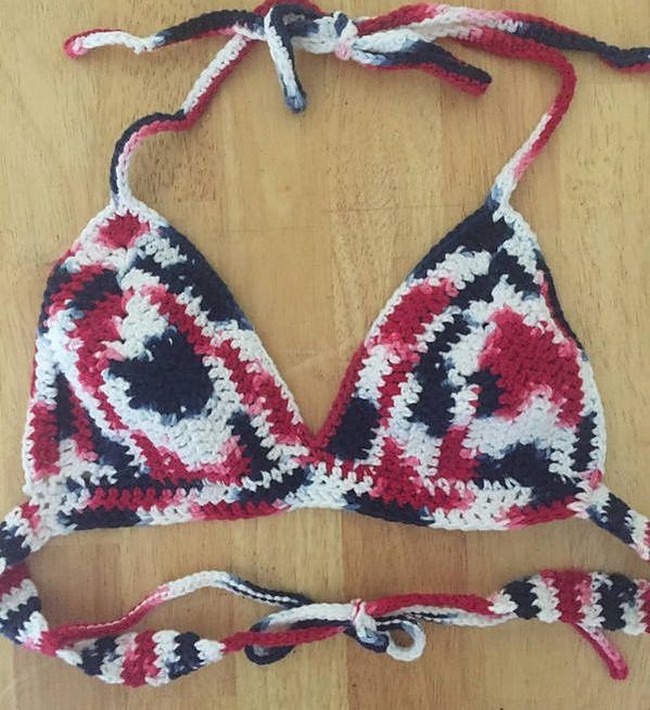 Basic Crochet Bralette Bikini Top