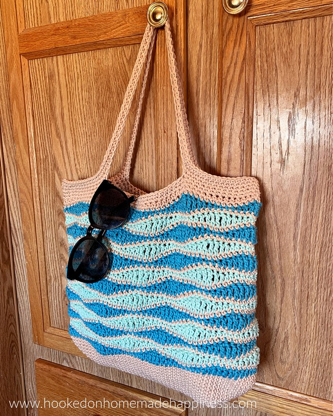 Beach Waves Market Bag