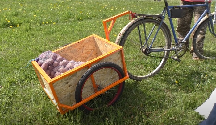 bike trailer homemade