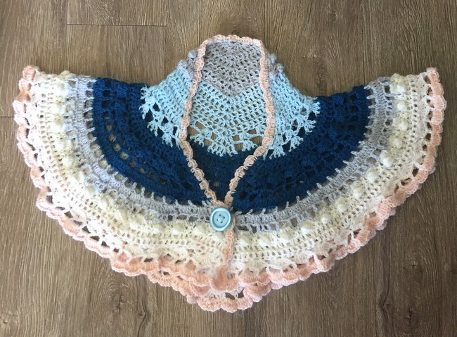 Boho Caplet Shawl