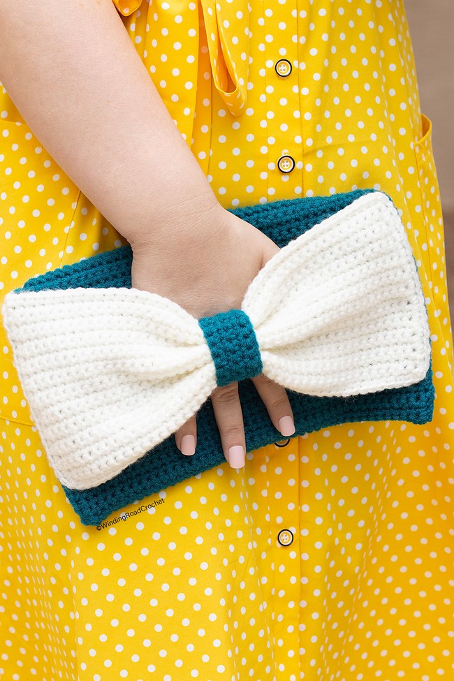 Bow-To-Go Clutch Purse