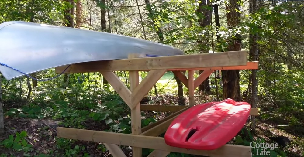 Building A Simple Canoe Kayak Rack