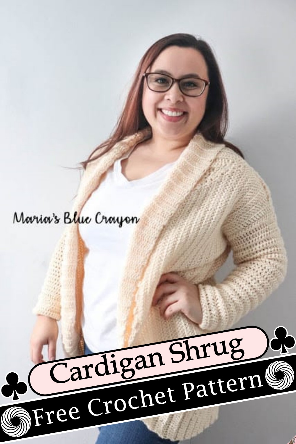 Cardigan Shrug Crochet Pattern