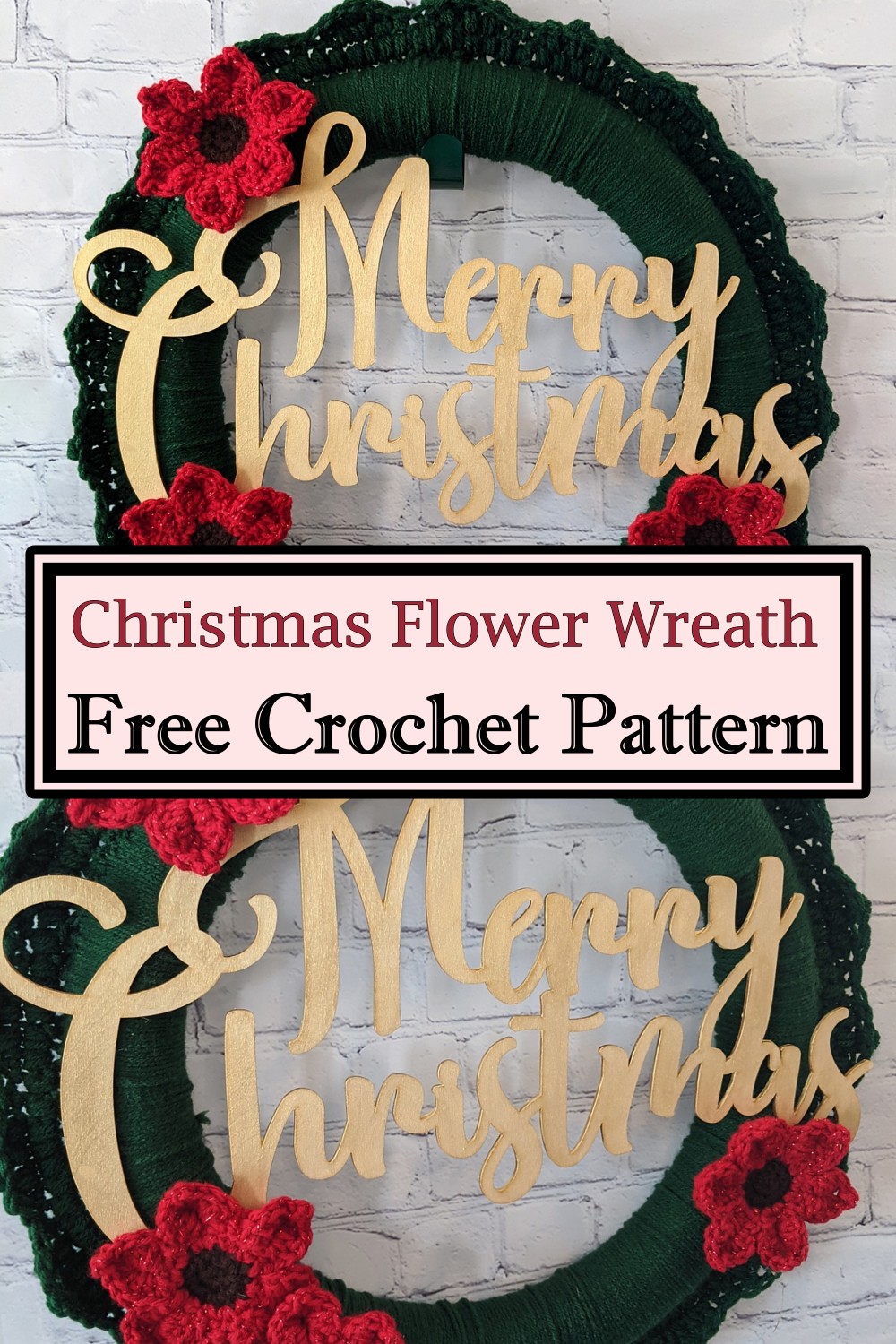 Christmas Flower Wreath