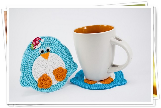 Christmas Penguin Coaster