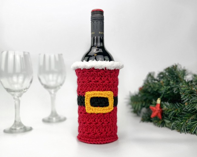 Christmas Wine Bottle Holder