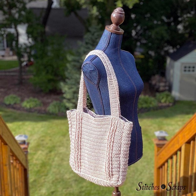 Classic Cables Tote Bag