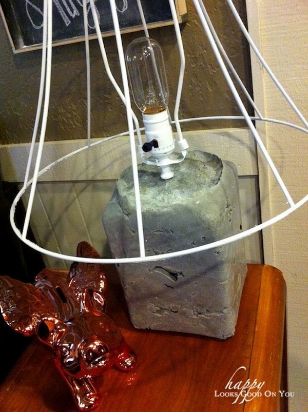 Concrete Lamp to DIY