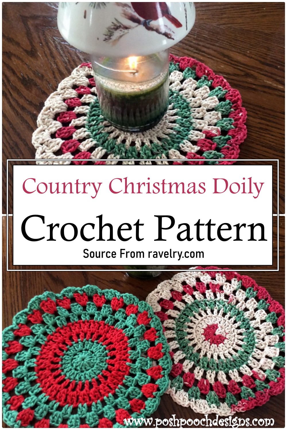 Country Christmas Doily