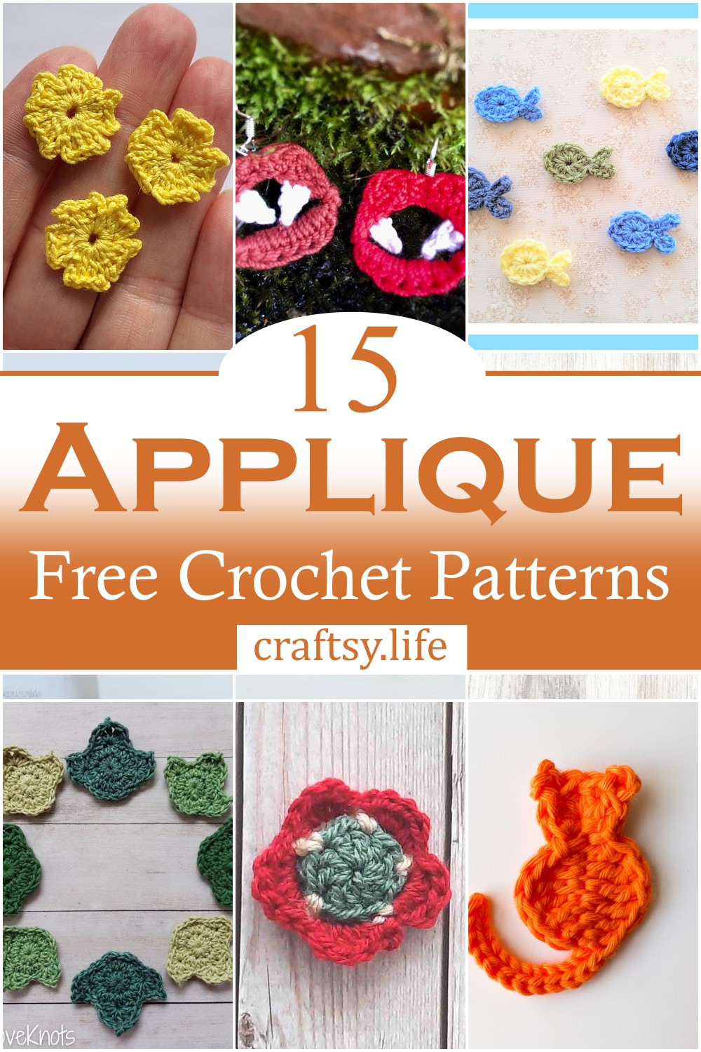 Crochet Applique Patterns 1