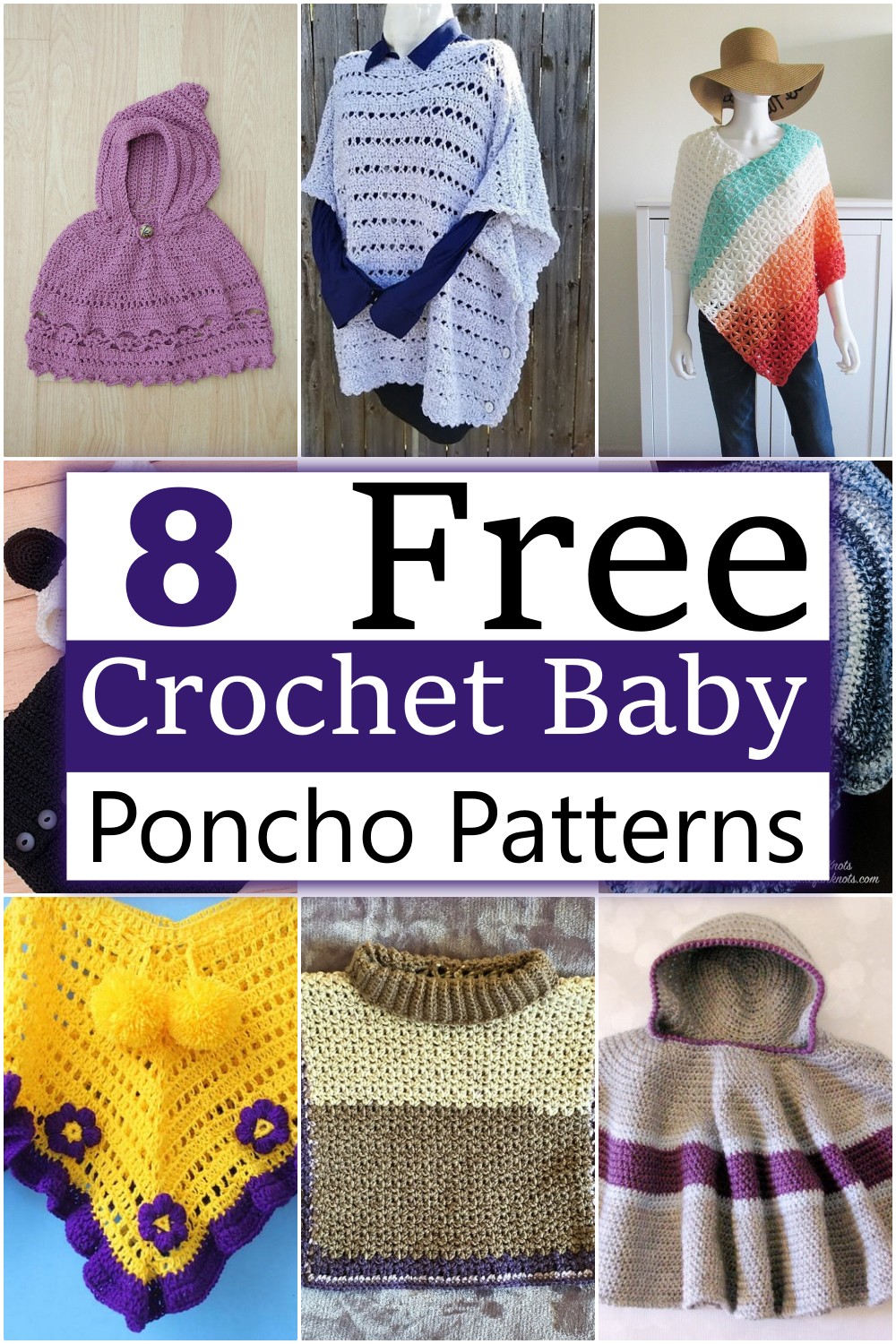Crochet Baby Poncho Patterns 
