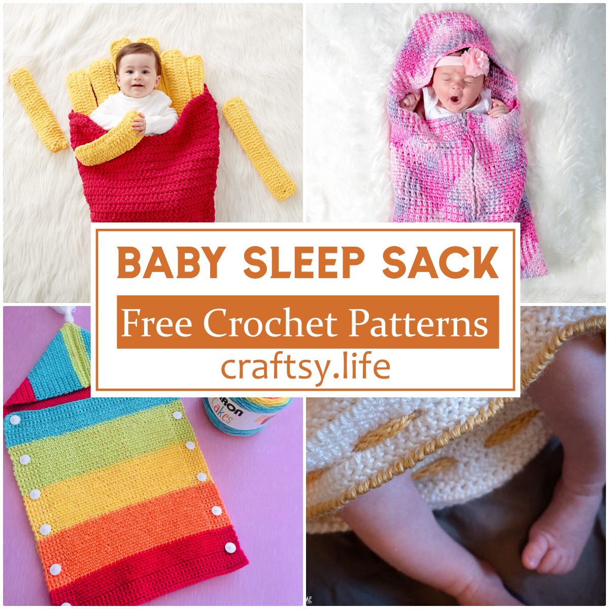 Crochet Baby Sleep Sack Patterns