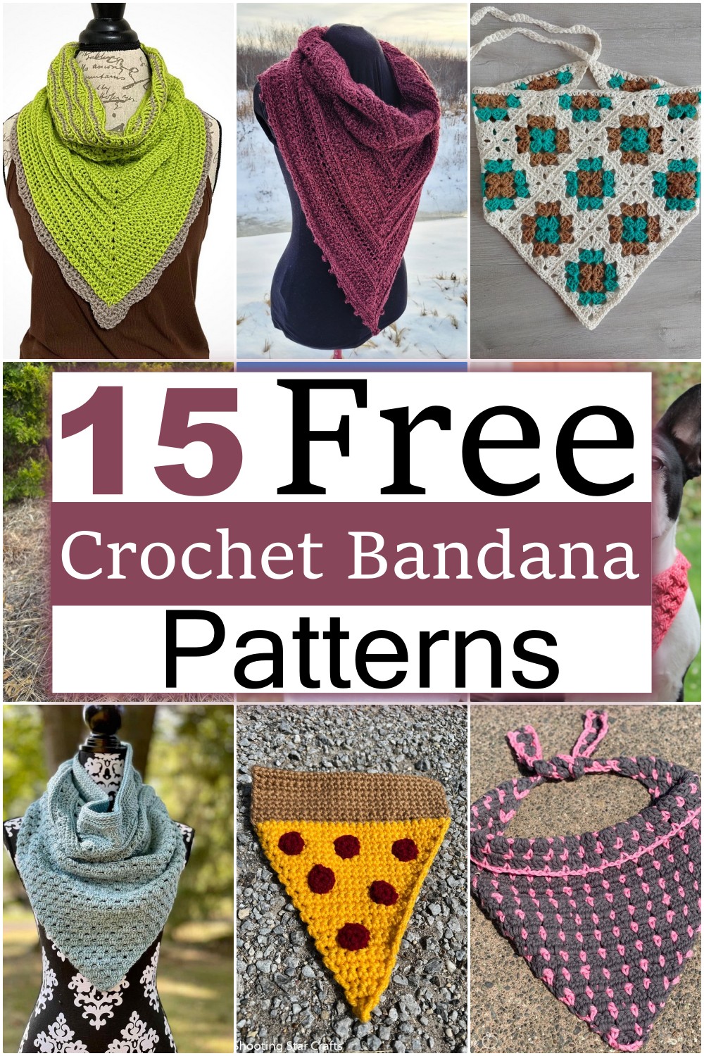 15 Crochet Bandana Free Patterns For Everyone - Craftsy