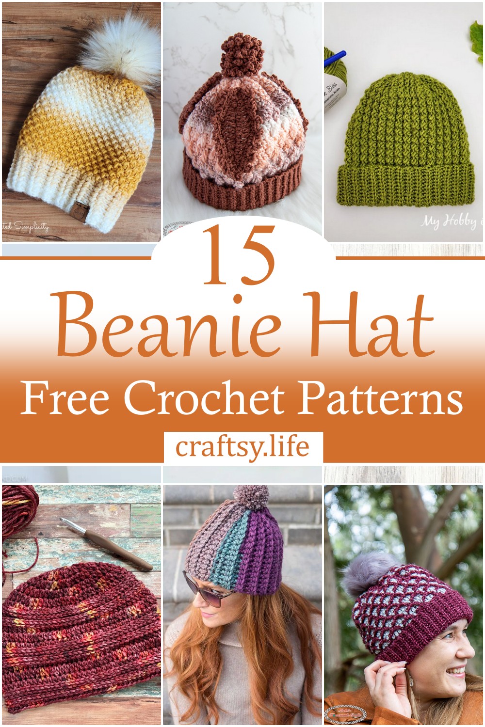 Crochet Beanie Hat Patterns 1