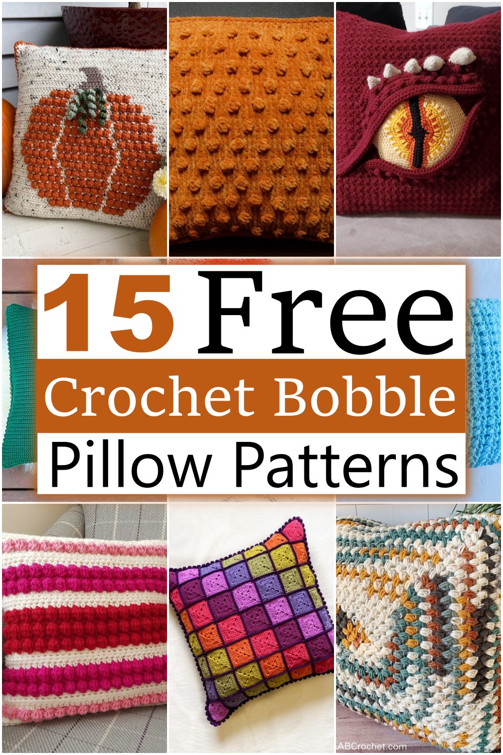 Crochet Bobble Pillow Patterns 