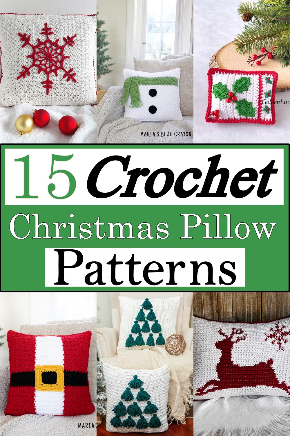 Crochet Christmas Pillow Patterns