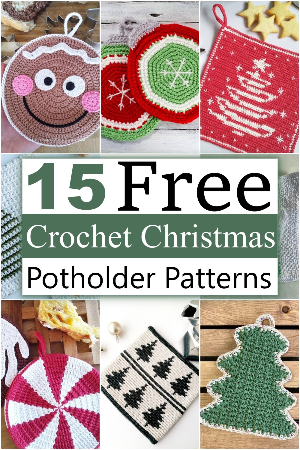 Crochet Christmas Potholder Patterns