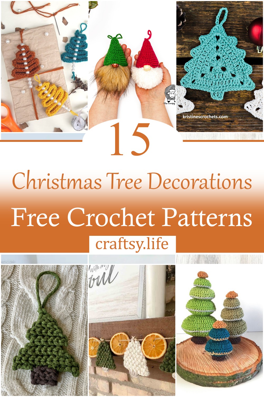 Crochet Christmas Tree Decorations 2