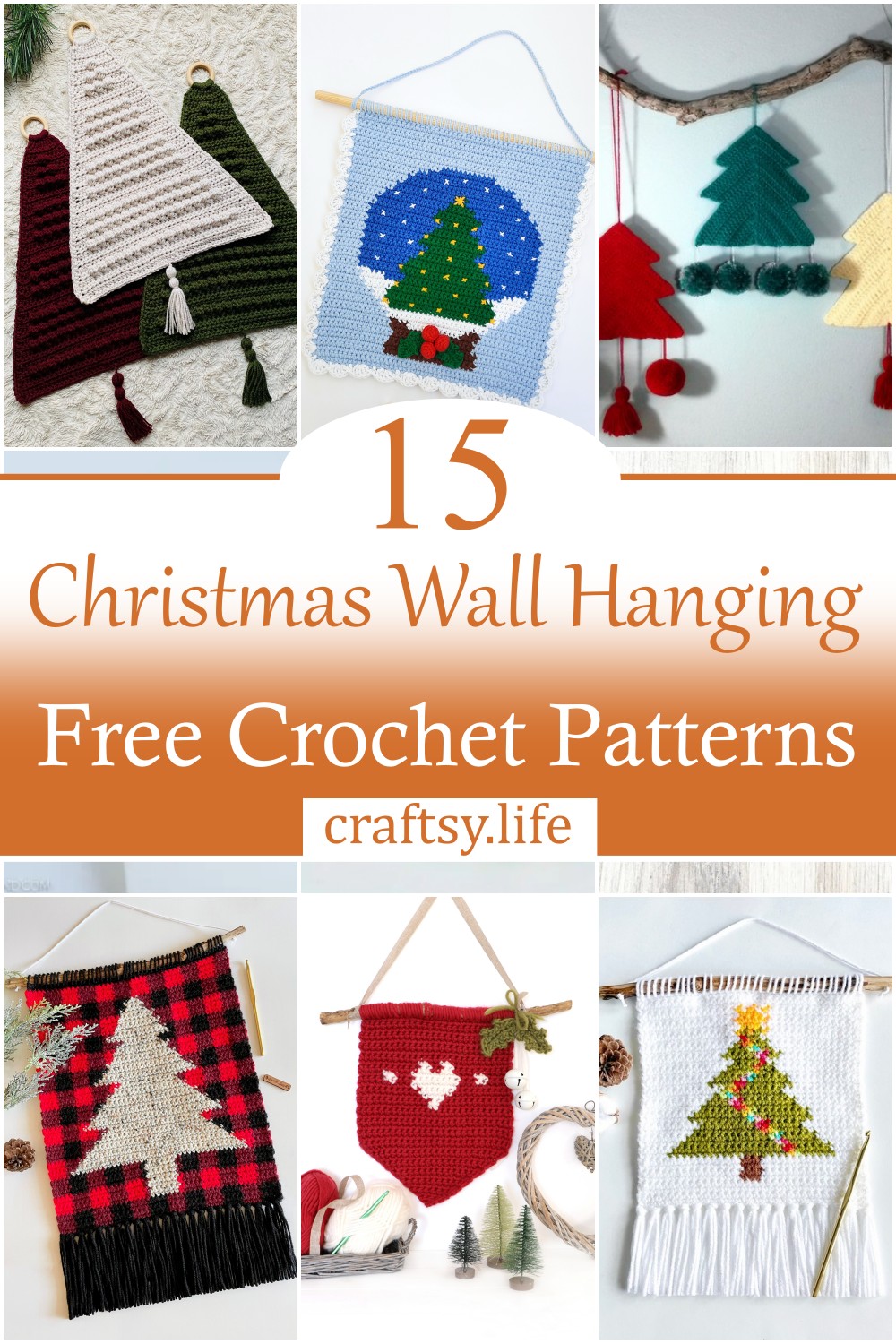 Crochet Christmas Wall Hanging Patterns 1