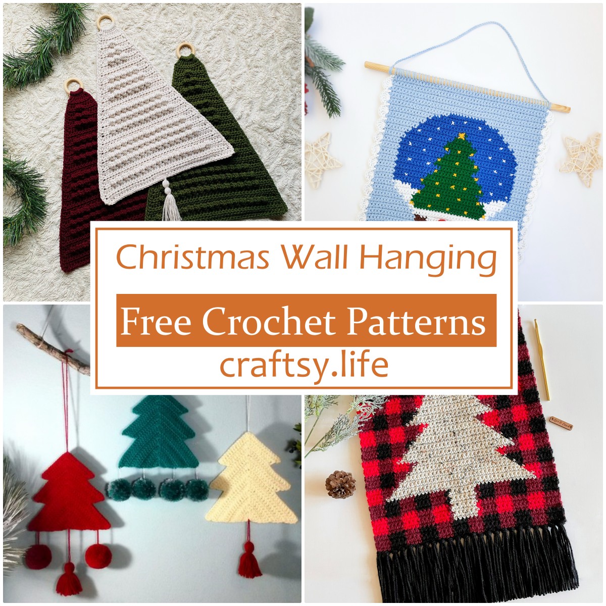 Crochet Christmas Wall Hanging Patterns
