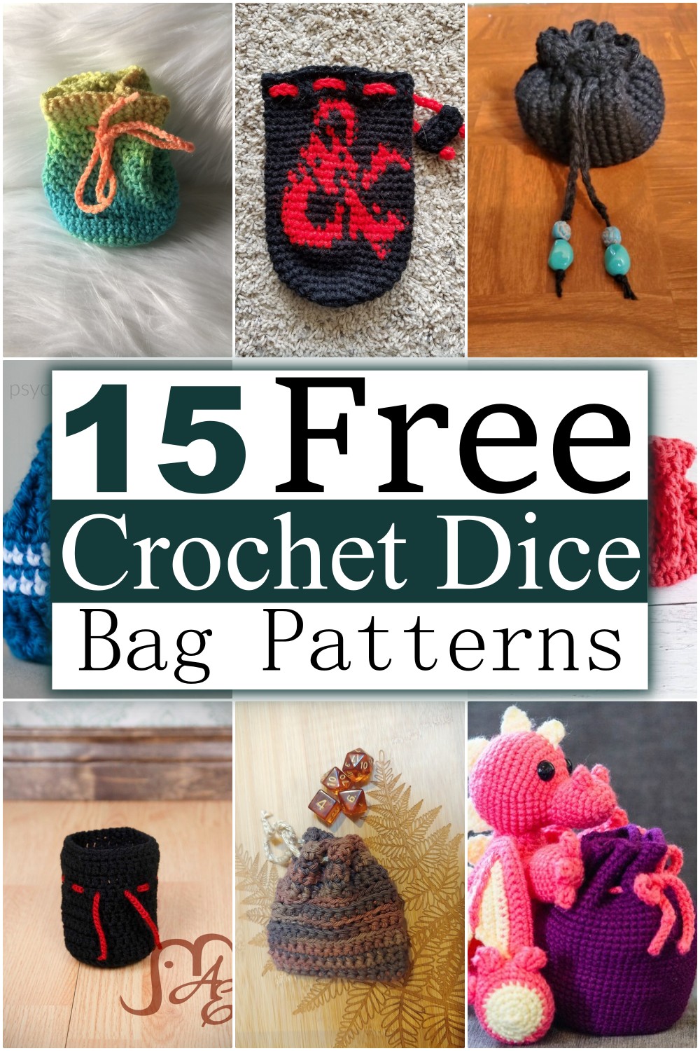 Crochet Dice Bag Patterns