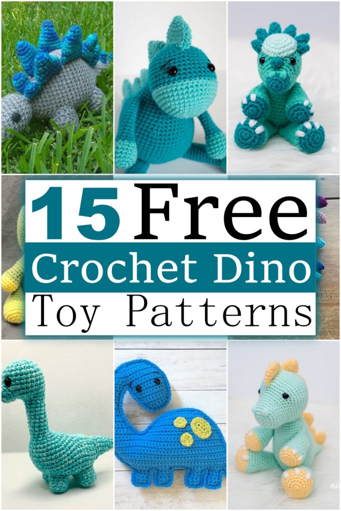 15 Crochet Dino Toy Patterns For Kids To Have Fun Craftsy