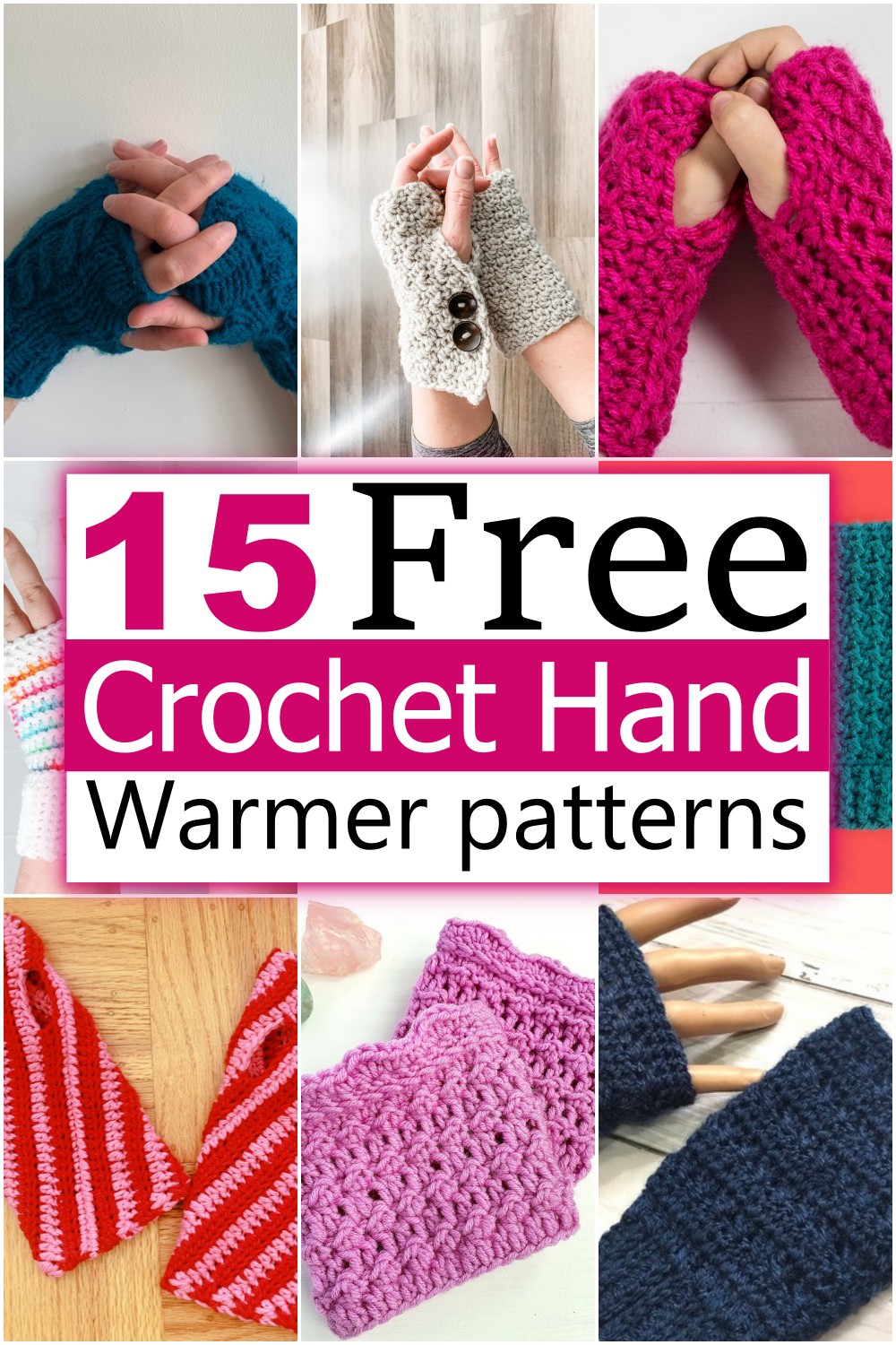 Crochet Hand Warmer patterns 