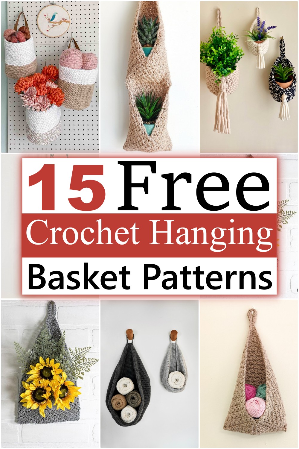 Crochet Hanging Basket Patterns 