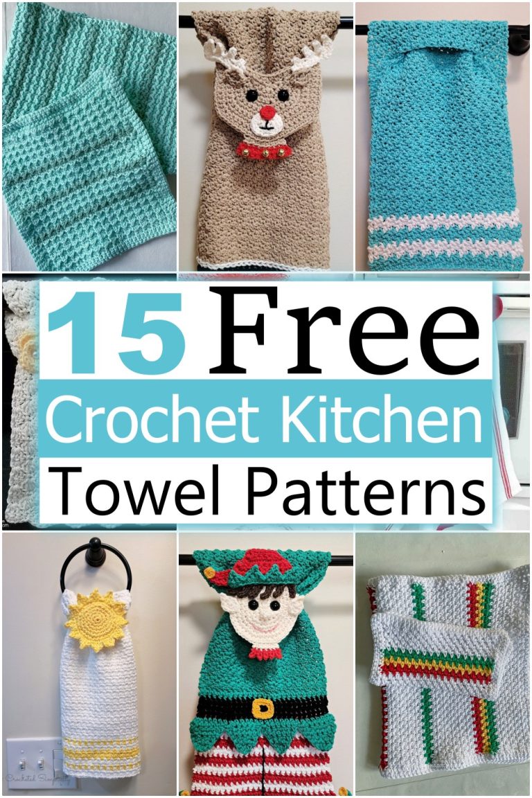 15 Free Crochet Kitchen Towel Patterns For Ladies Craftsy