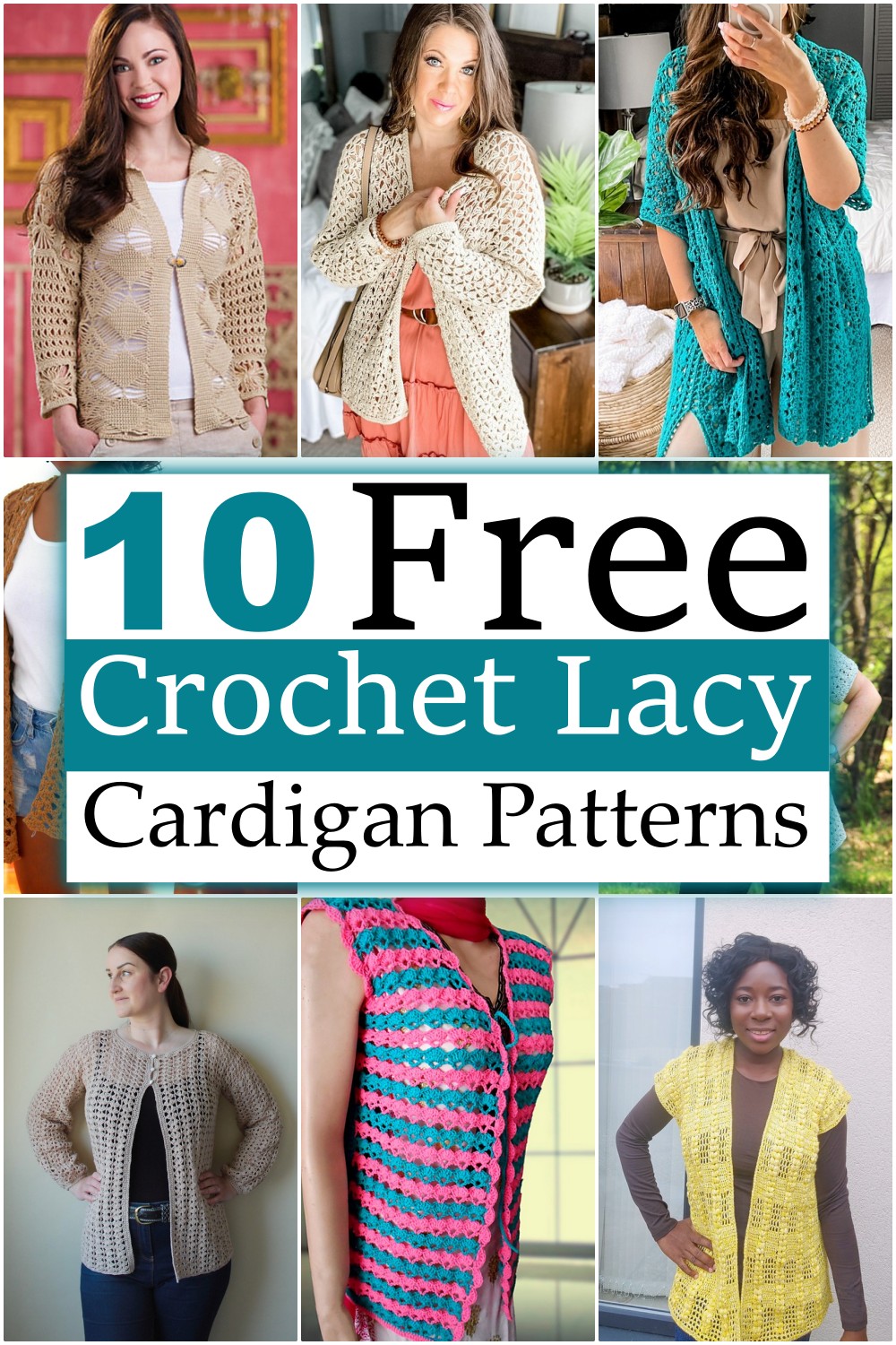 Crochet Lacy Cardigan Patterns