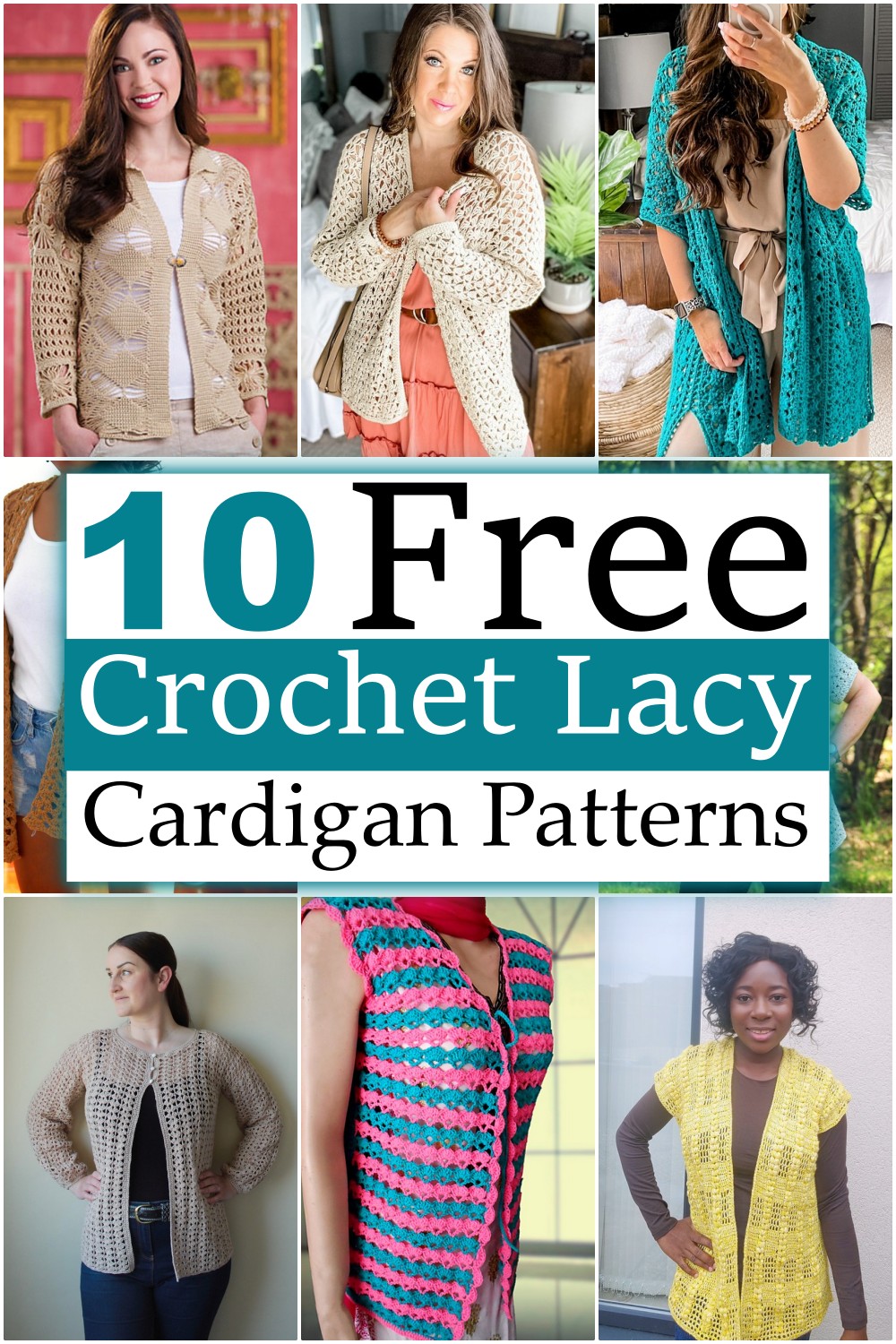 10 Best Crochet Lacy Cardigan Patterns For Ladies Craftsy