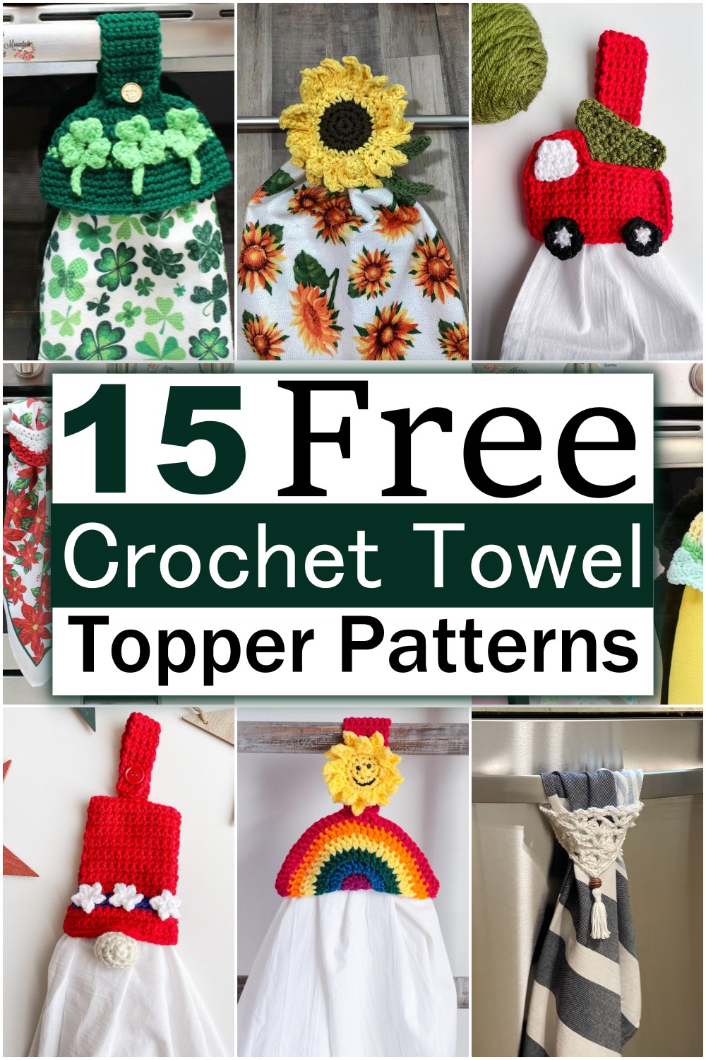 Crochet Towel Topper Patterns