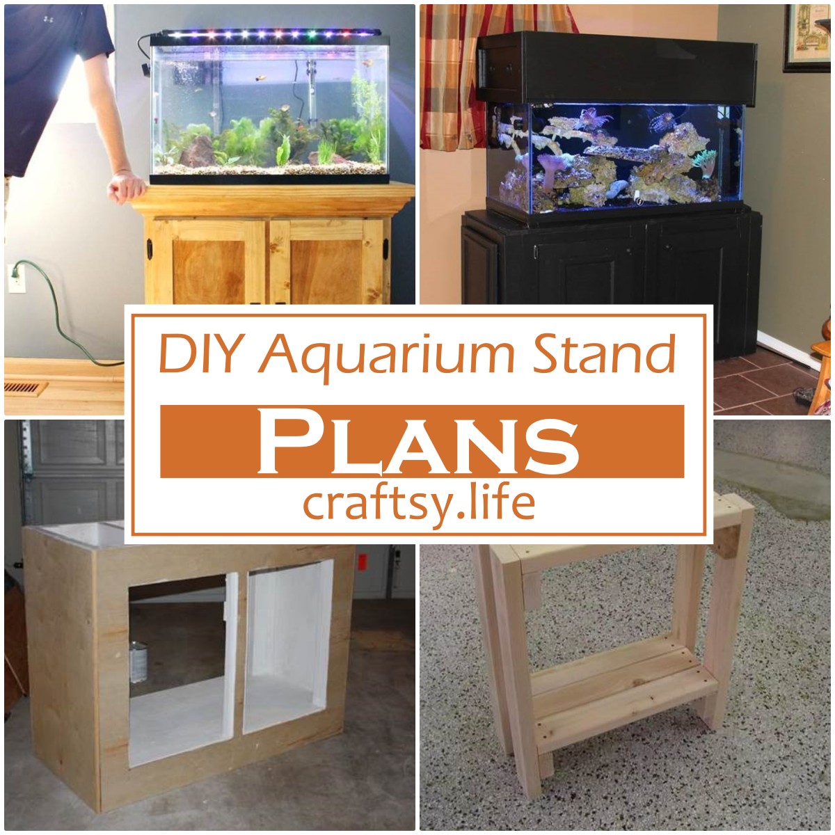 DIY Aquarium Stand Plans 1