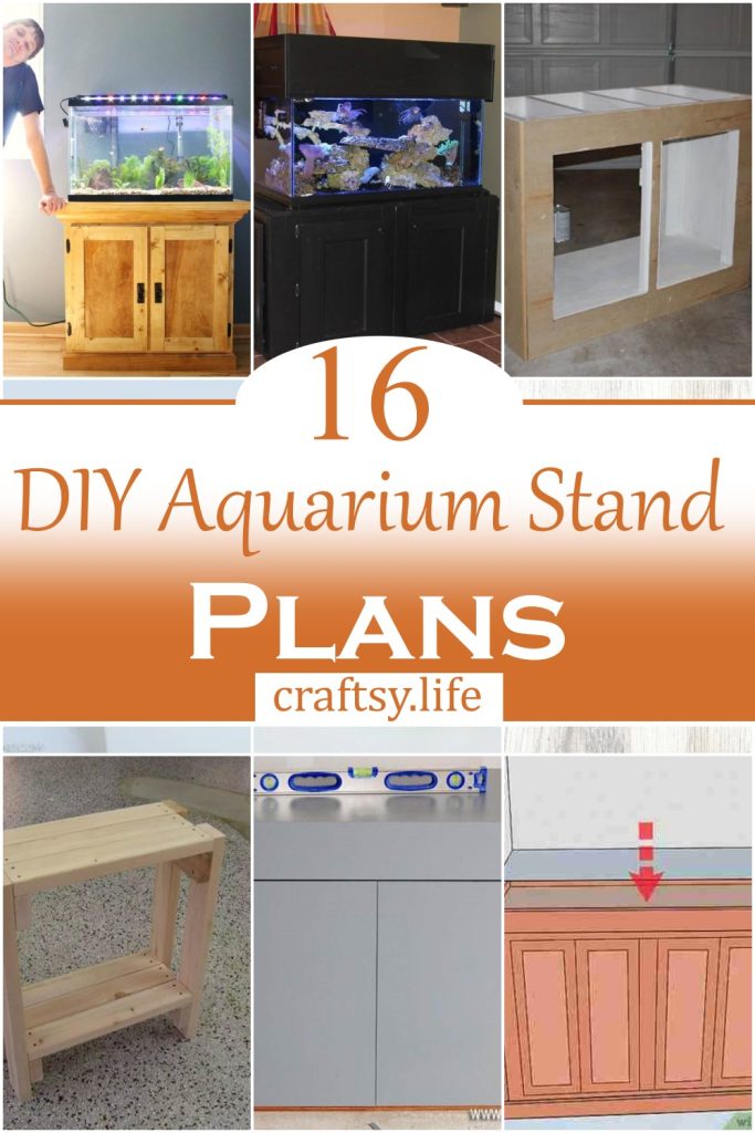 16 Cheap DIY Aquarium Stand Plans Craftsy