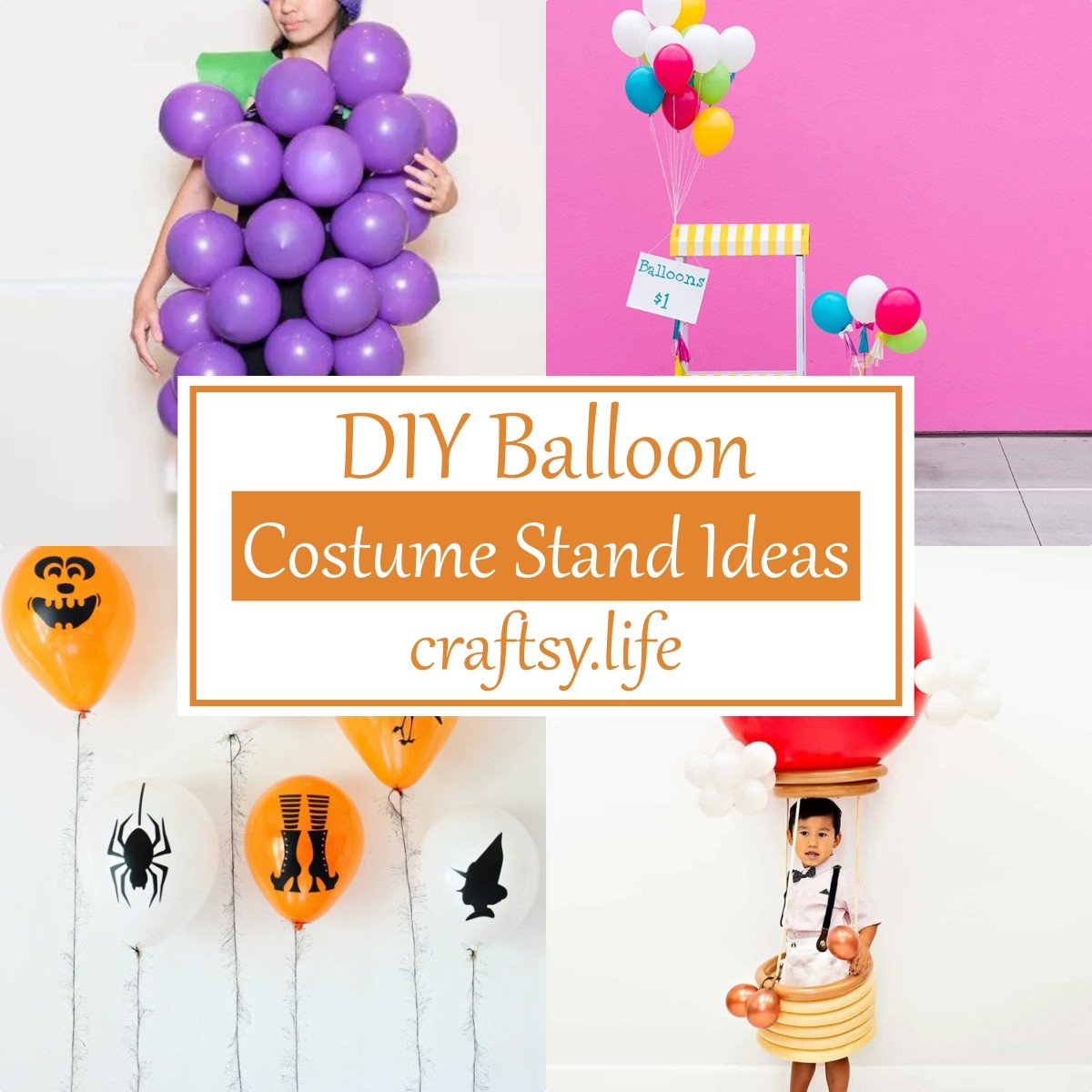 DIY Balloon Costume Stand Ideas