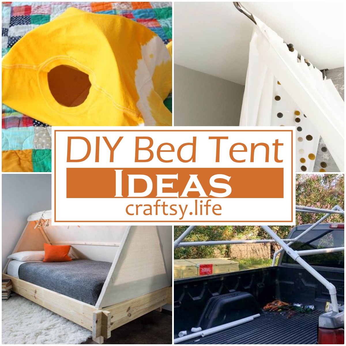DIY Bed Tent Ideas 1
