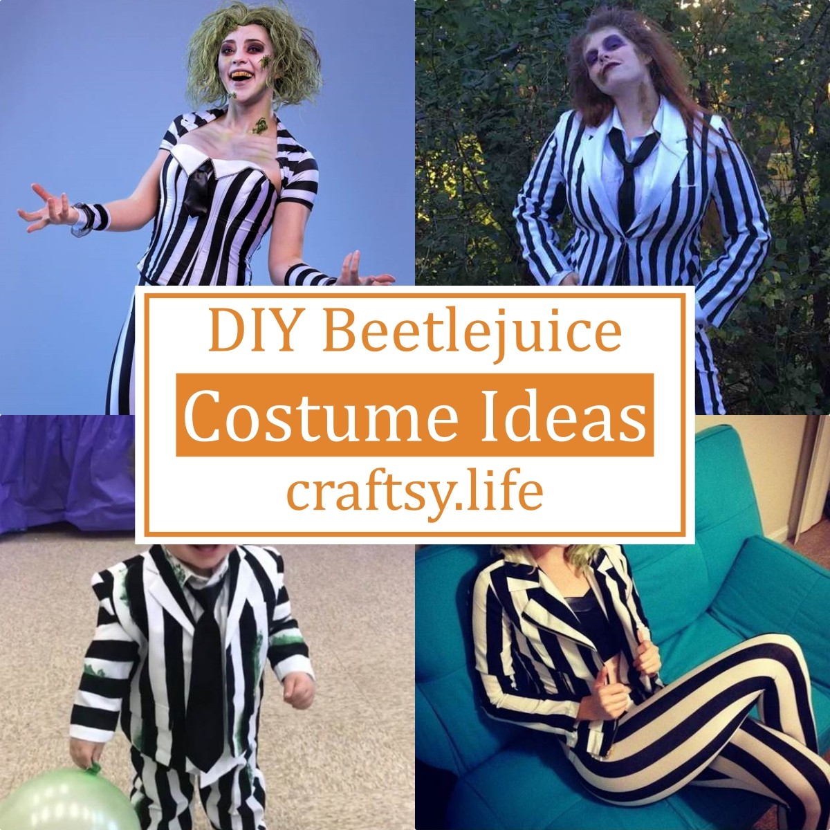 DIY Beetlejuice Costume Ideas