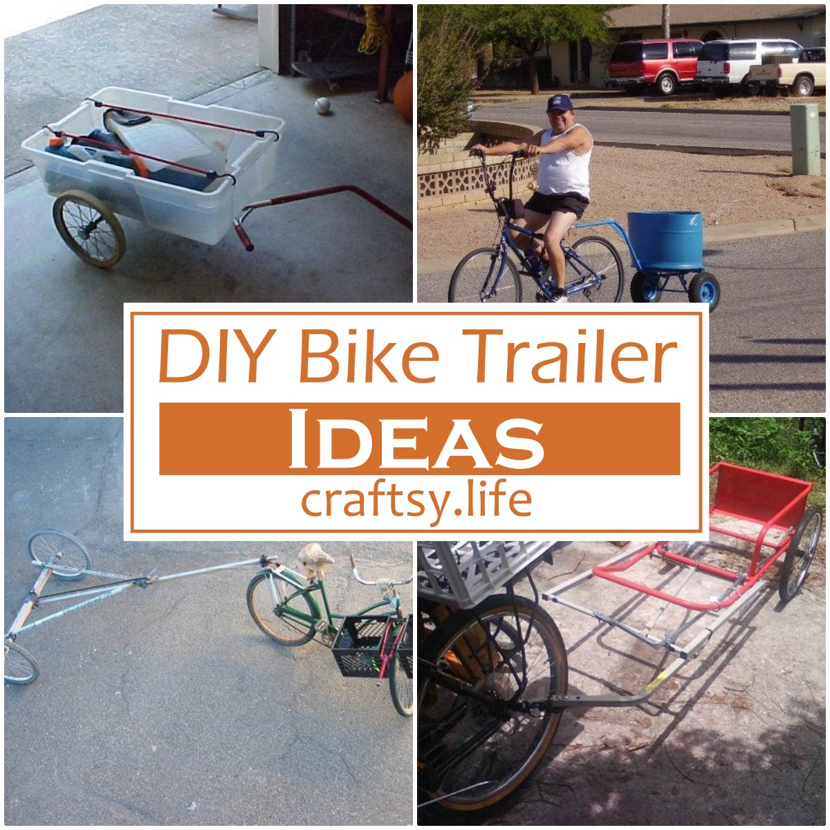 DIY Bike Trailer Ideas 1