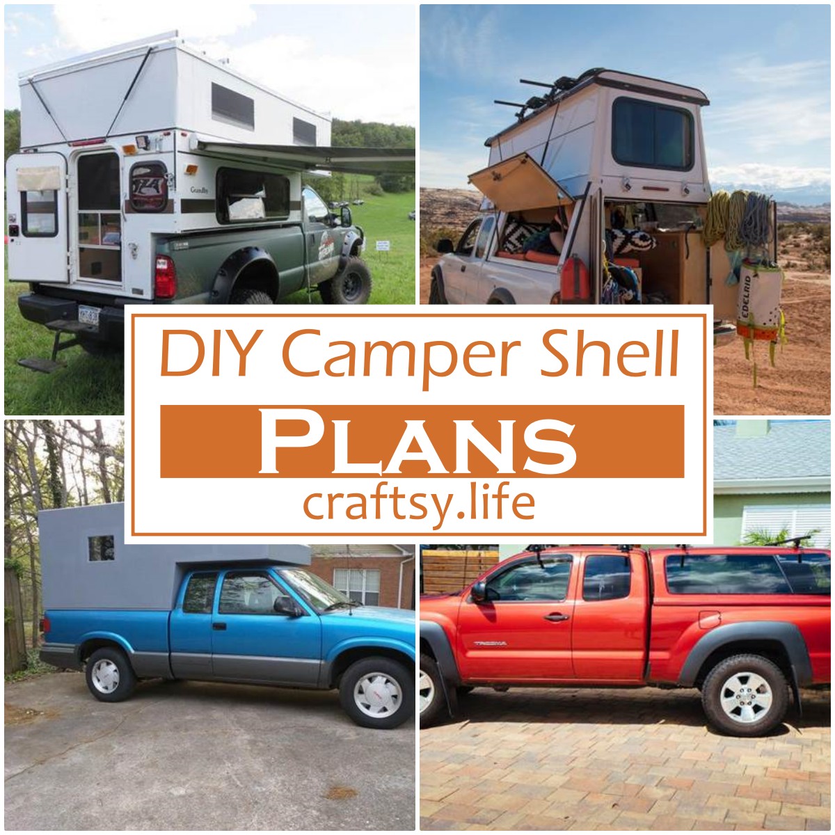 22 DIY Camper Shell Plans You Can Make Cheaply - Craftsy