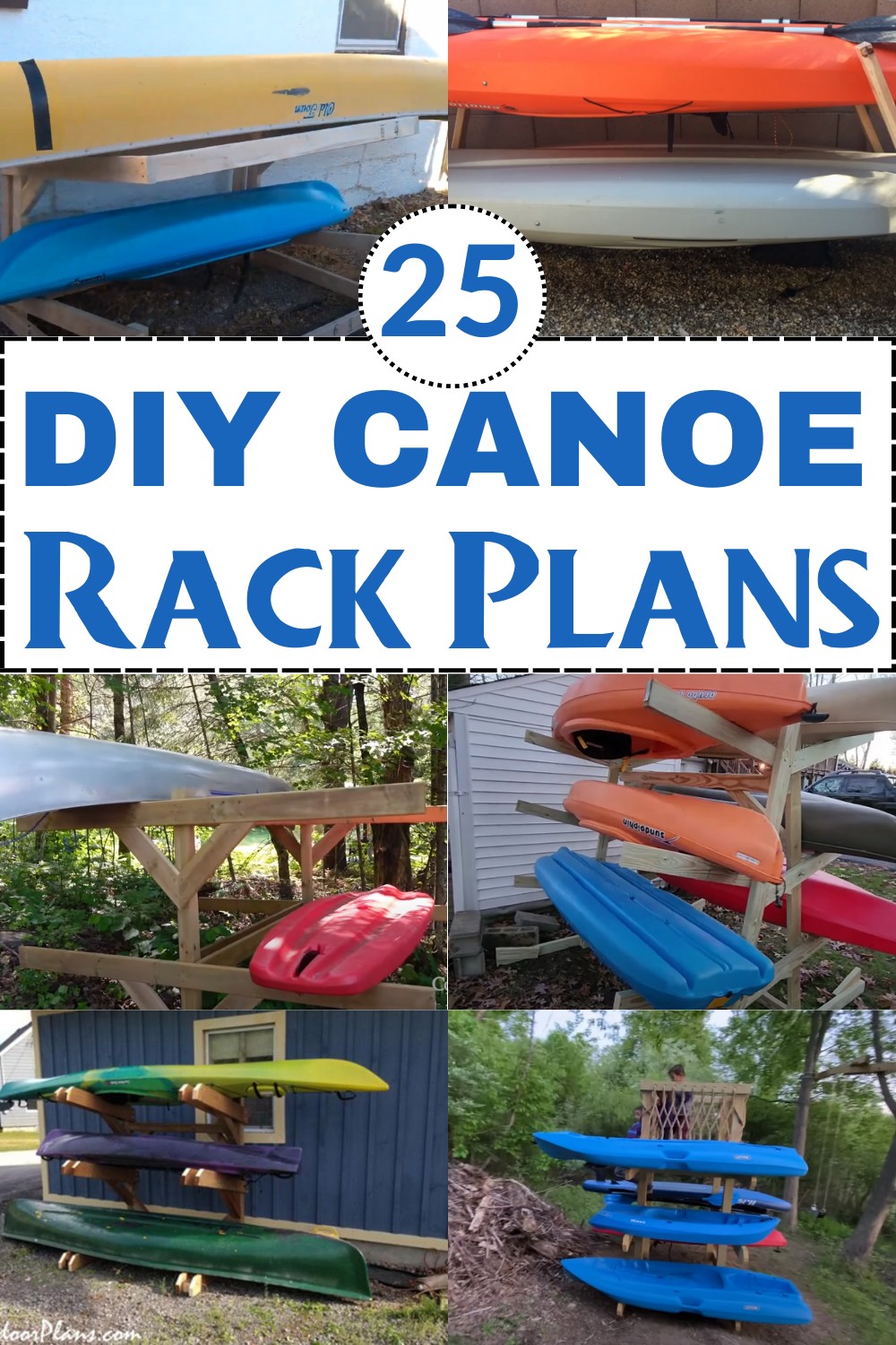 DIY Canoe Rack Plans
