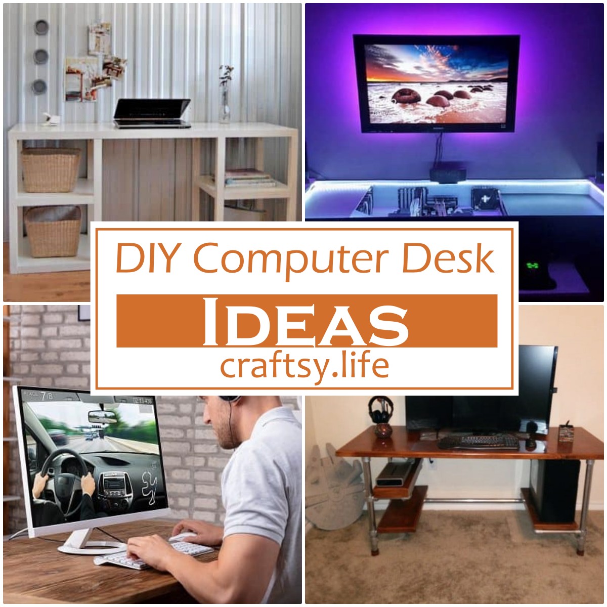 DIY Computer Desk Ideas 1