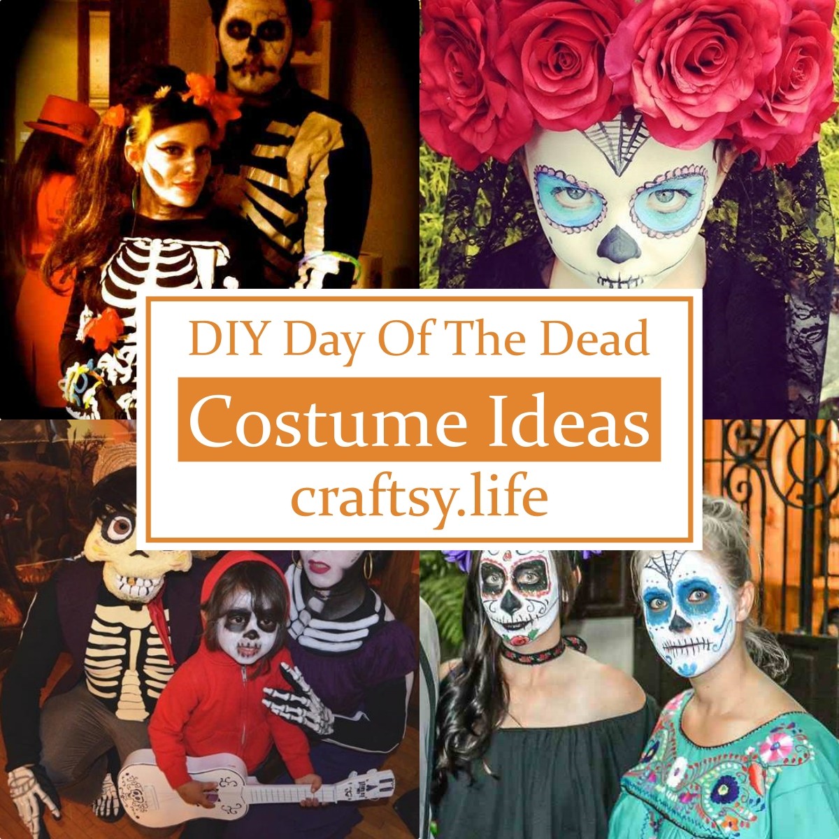 DIY Day Of The Dead Costume Ideas